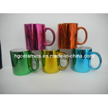 Tasses de couleur métallique, tasse métallique de finition